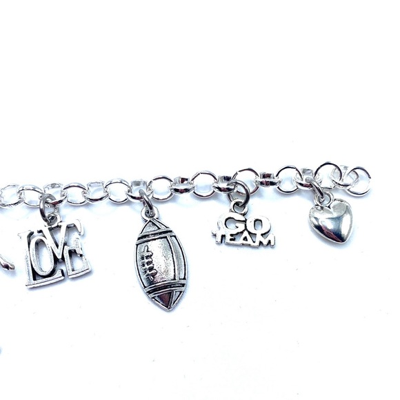 Football Charm Bracelet - Picture 5 of 8